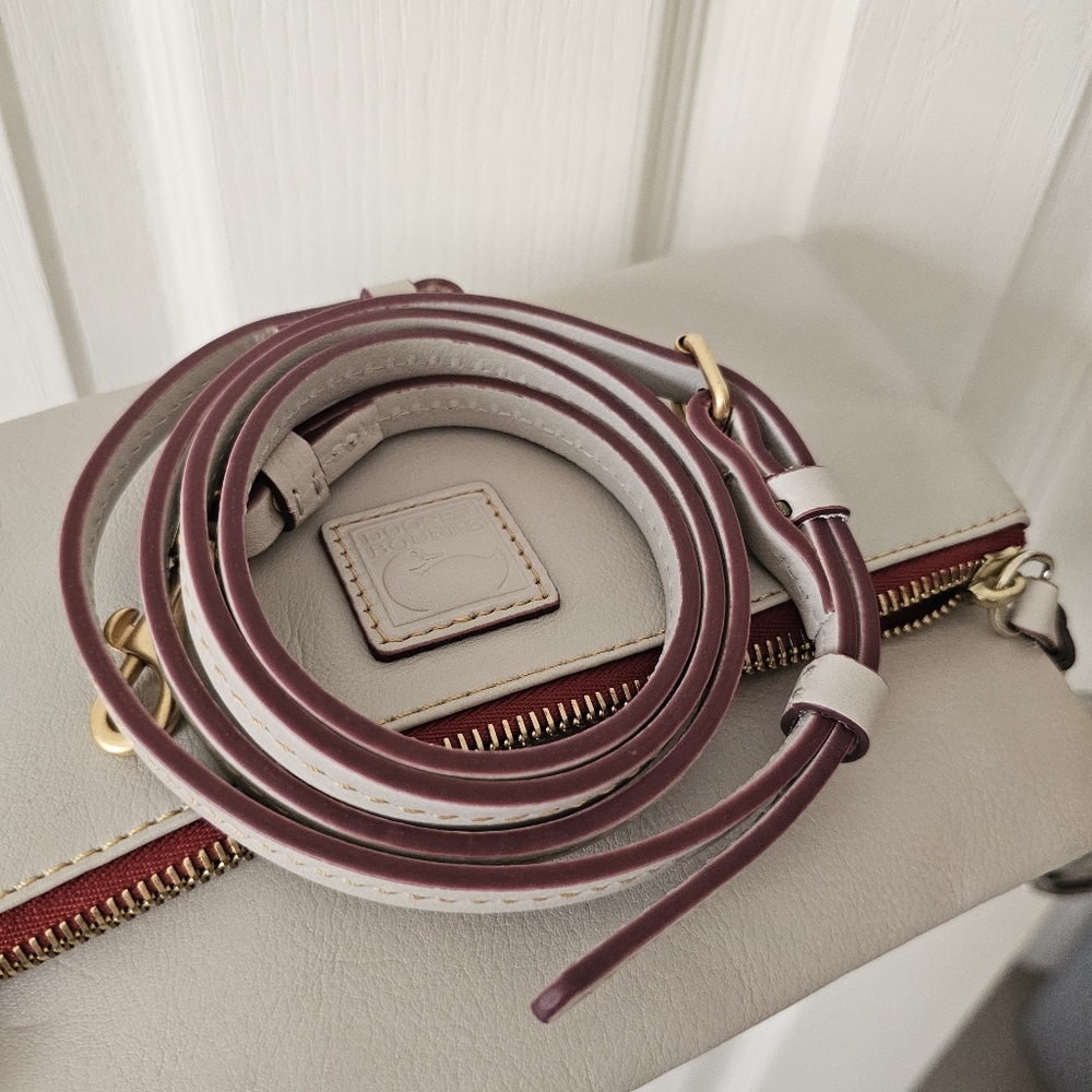 Dooney & Bourke Florentine Leather Crossbody Clutch - Picture 8 of 8
